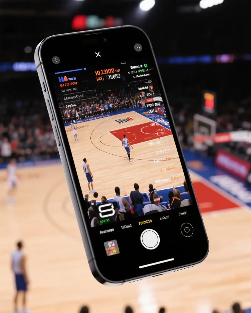 NBA分析与竞猜中心 App 界面展示